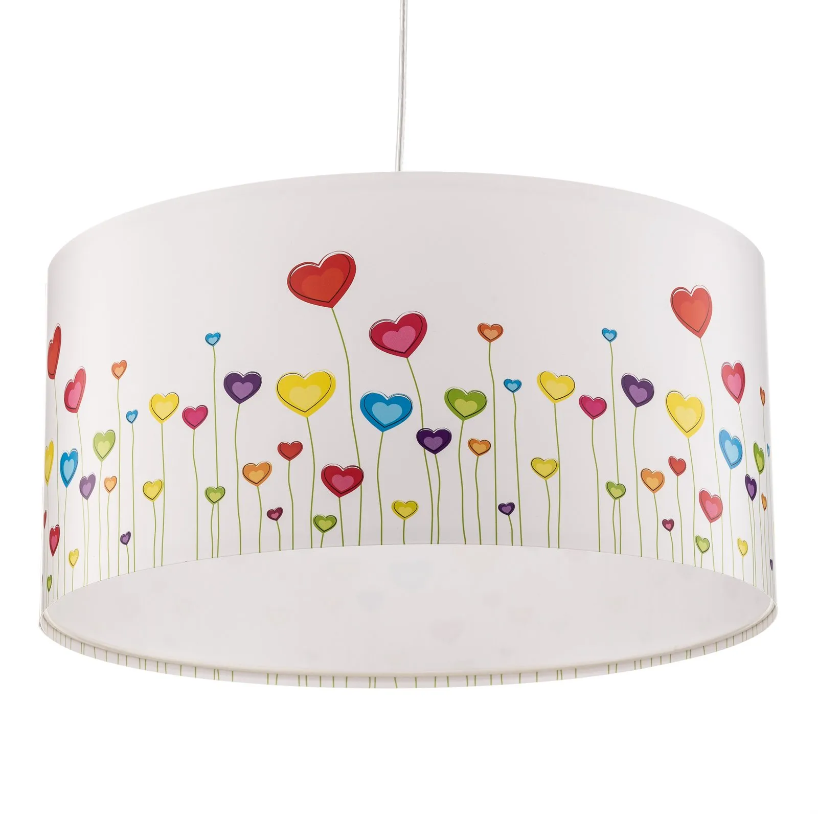 Lampada a sospensione per camera dei bambini Cuori