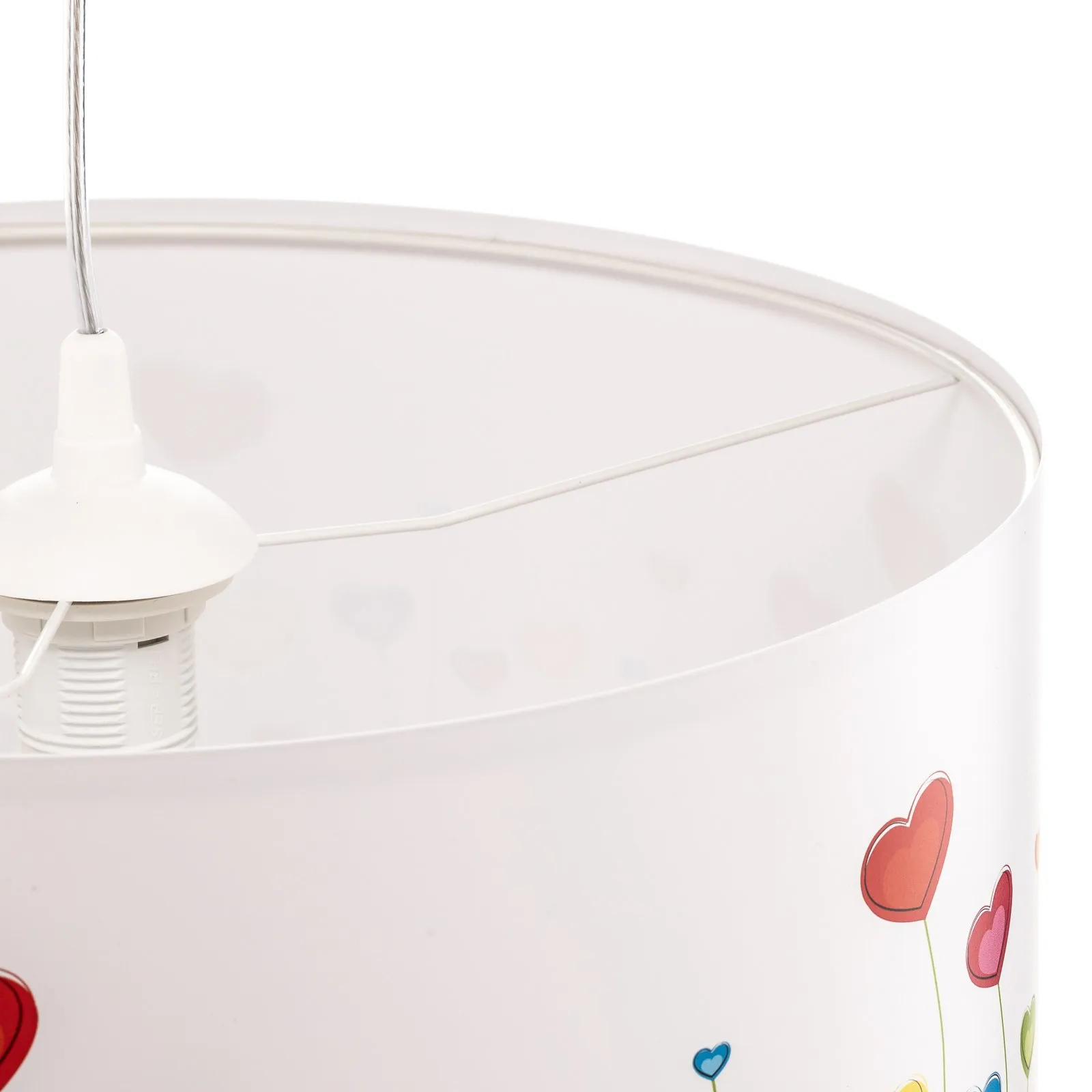 Lampada a sospensione per camera dei bambini Cuori