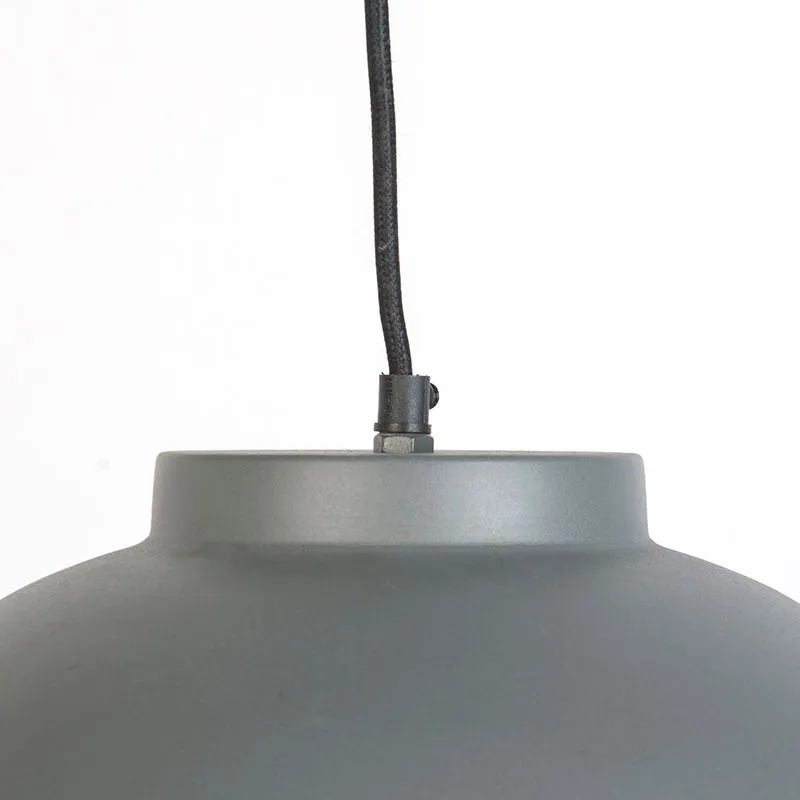 Lampada a sospensione scandinava grigia 40 cm - Hoodi