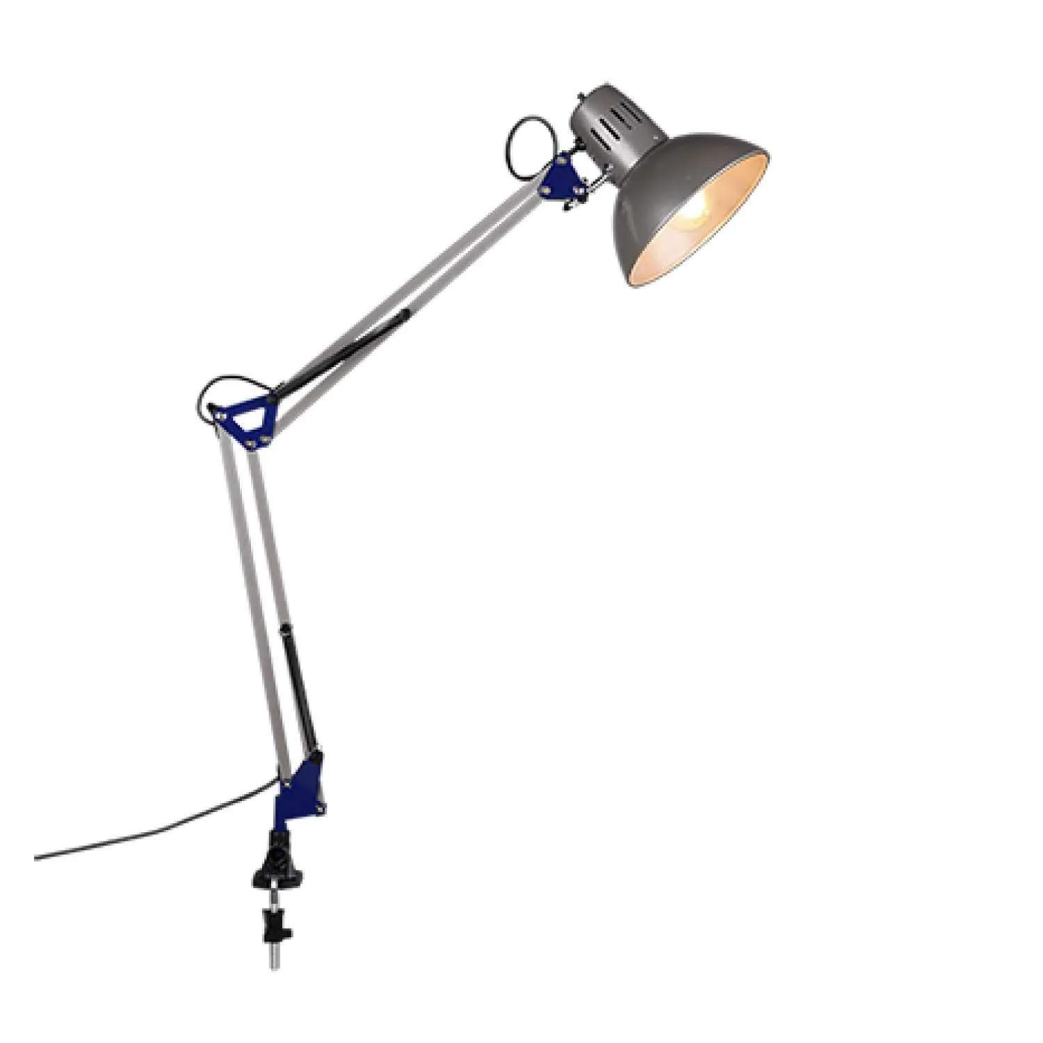 Lampada da tavolo orientabile Tajo H.0,58 cm 60W E27 