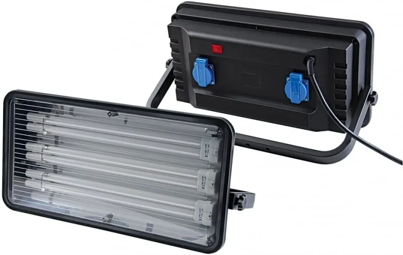 Lampada portatile da cantiere 3x36 Watt con 2 prese DE ELP336 Brennenstuhl 