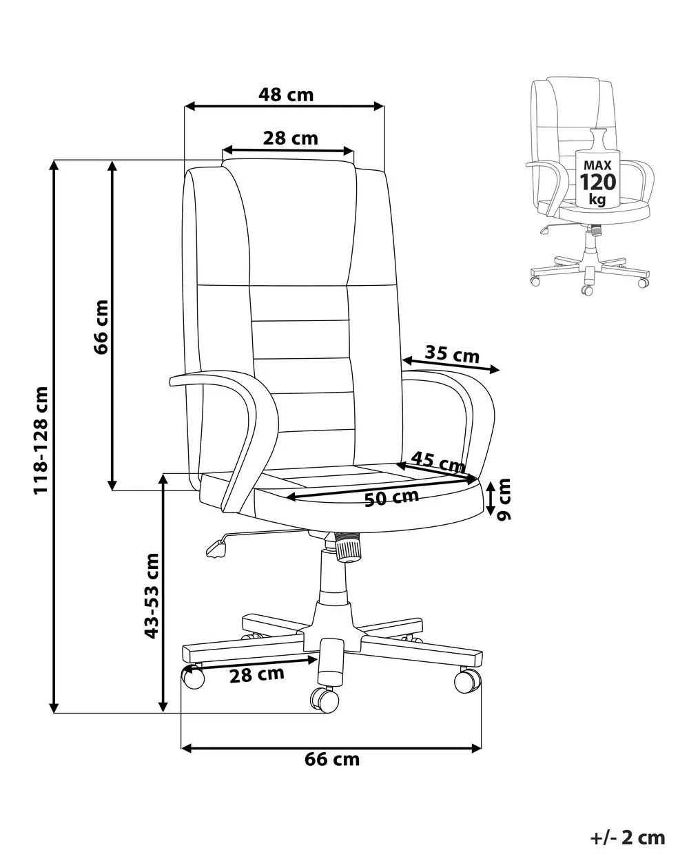 Leather Heated Massage Chair Beige DIAMOND