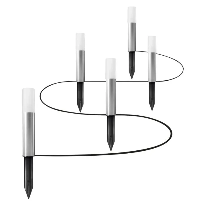 LEDVANCE GARDEN POLE Lampioncino Segnapasso Acciaio inox, 1-Luce, Cambia colore