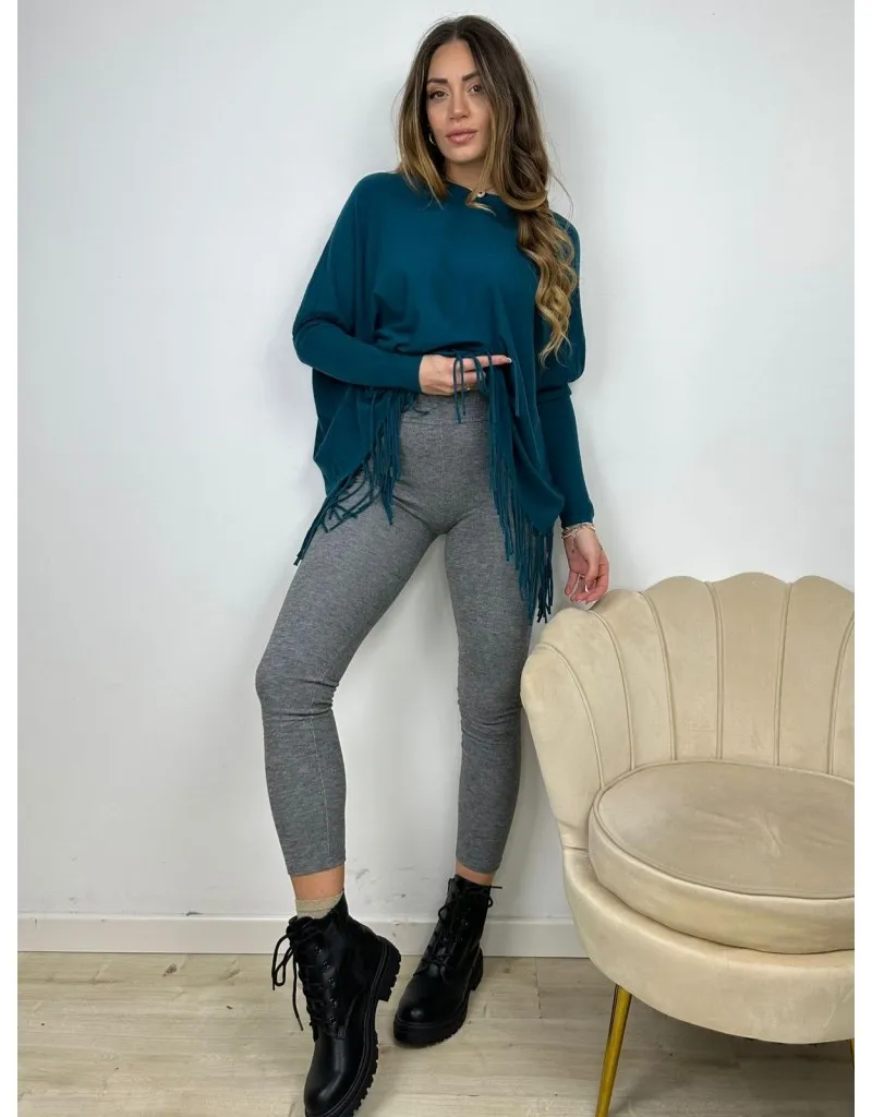 LEGGINGS COSTINE GRIGIO CHIARO