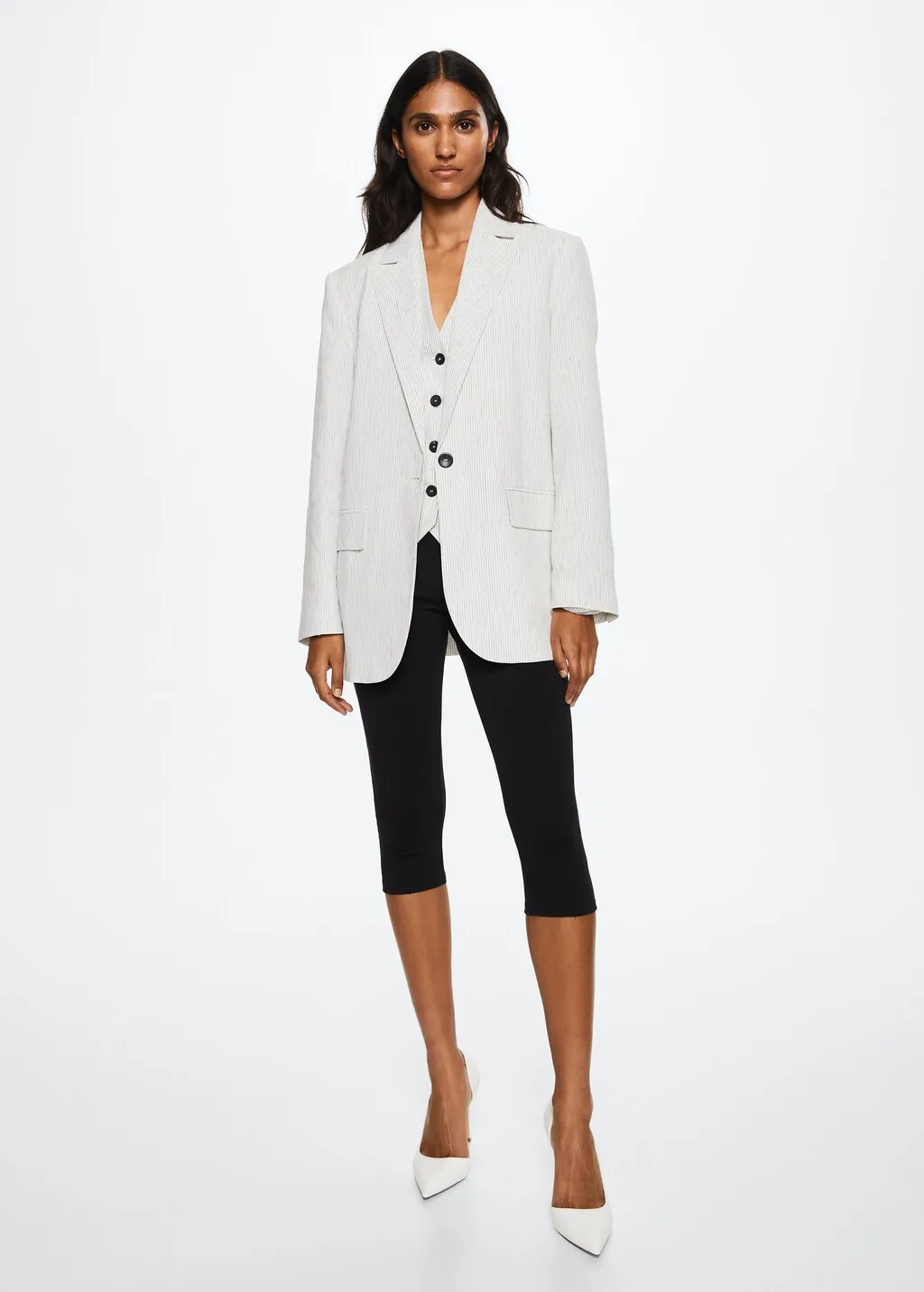 Leggings cuciture decorative