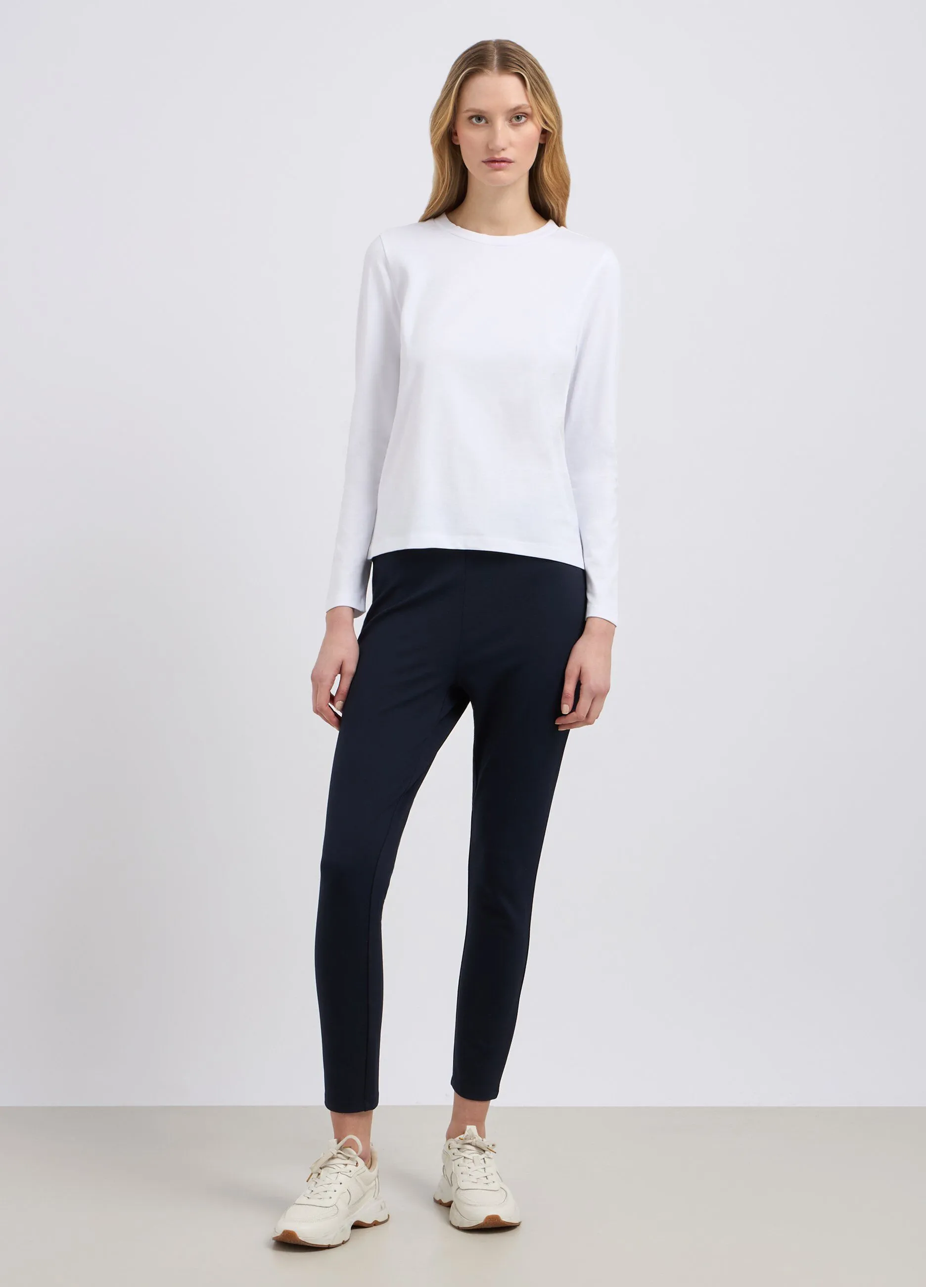 Leggings in misto viscosa stretch donna