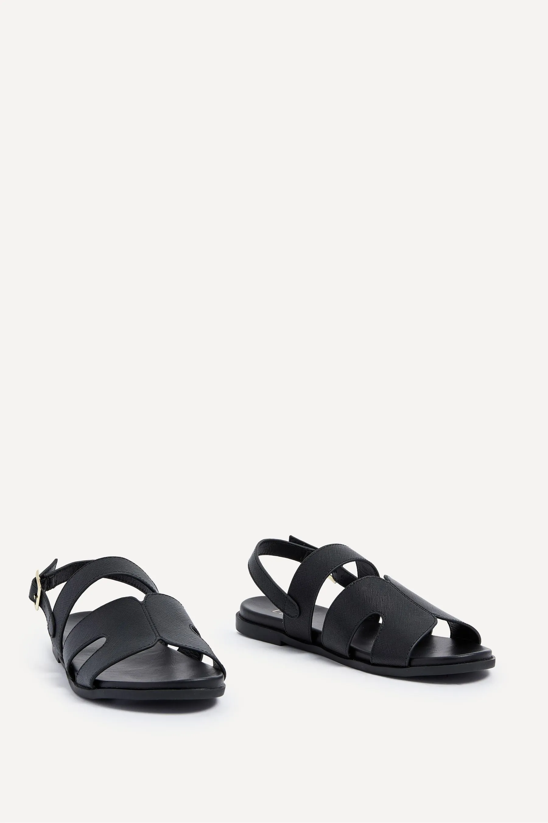 Linzi Island - Sandali piatta con Velcro a strappo