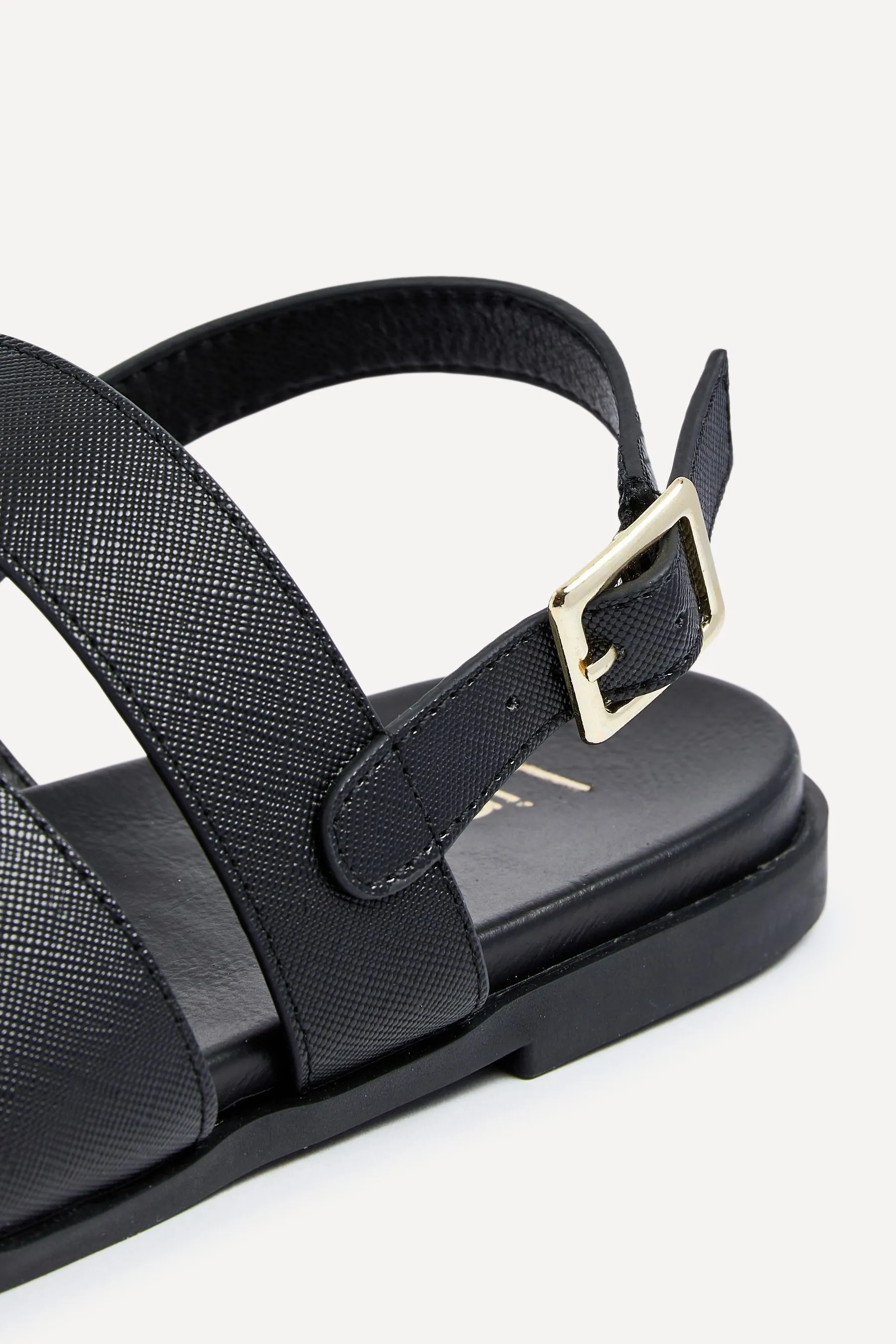 Linzi Island - Sandali piatta con Velcro a strappo