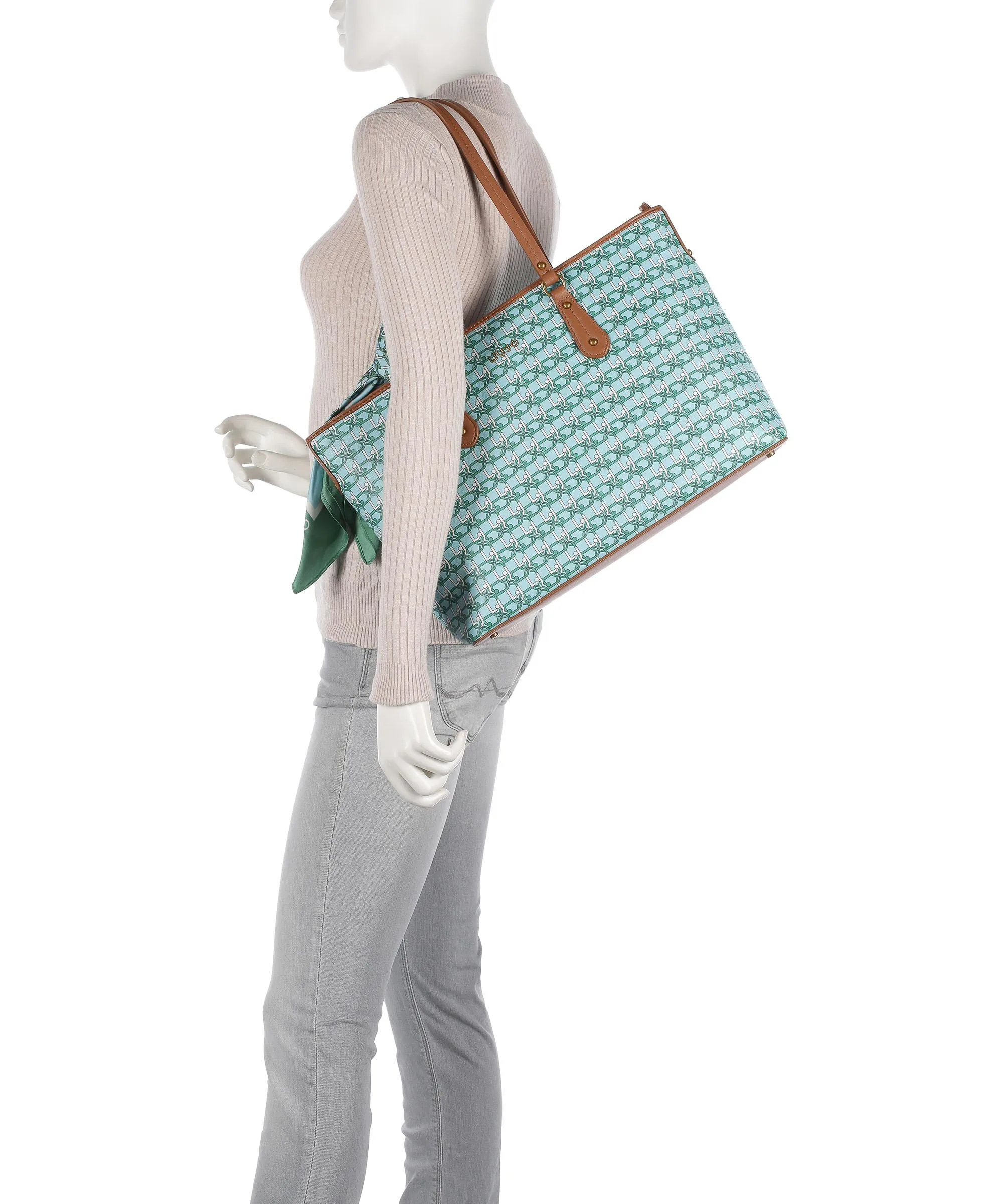  Liu Jo Esploratrice Borsa shopper pelle sintetica acqua  