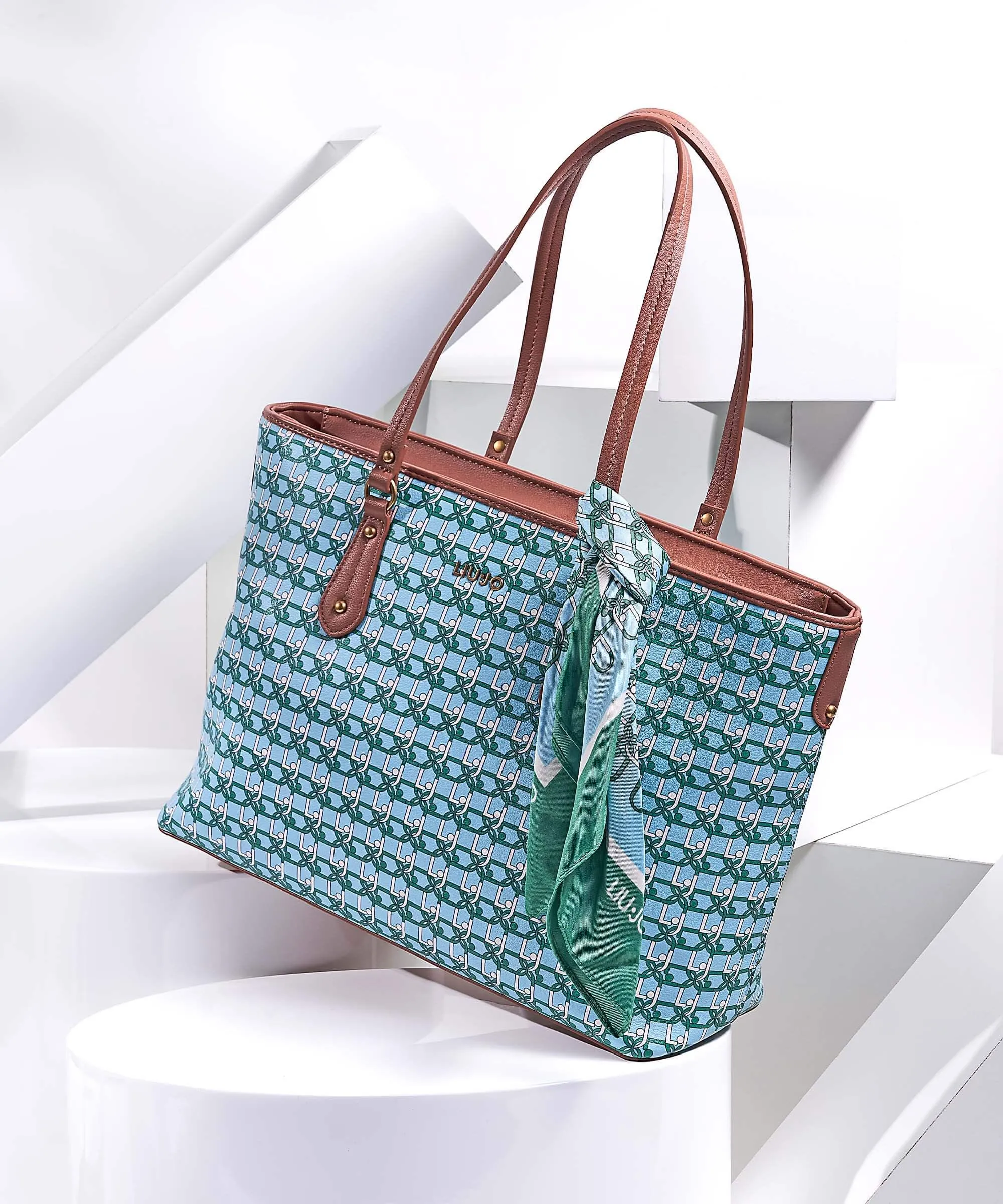  Liu Jo Esploratrice Borsa shopper pelle sintetica acqua  