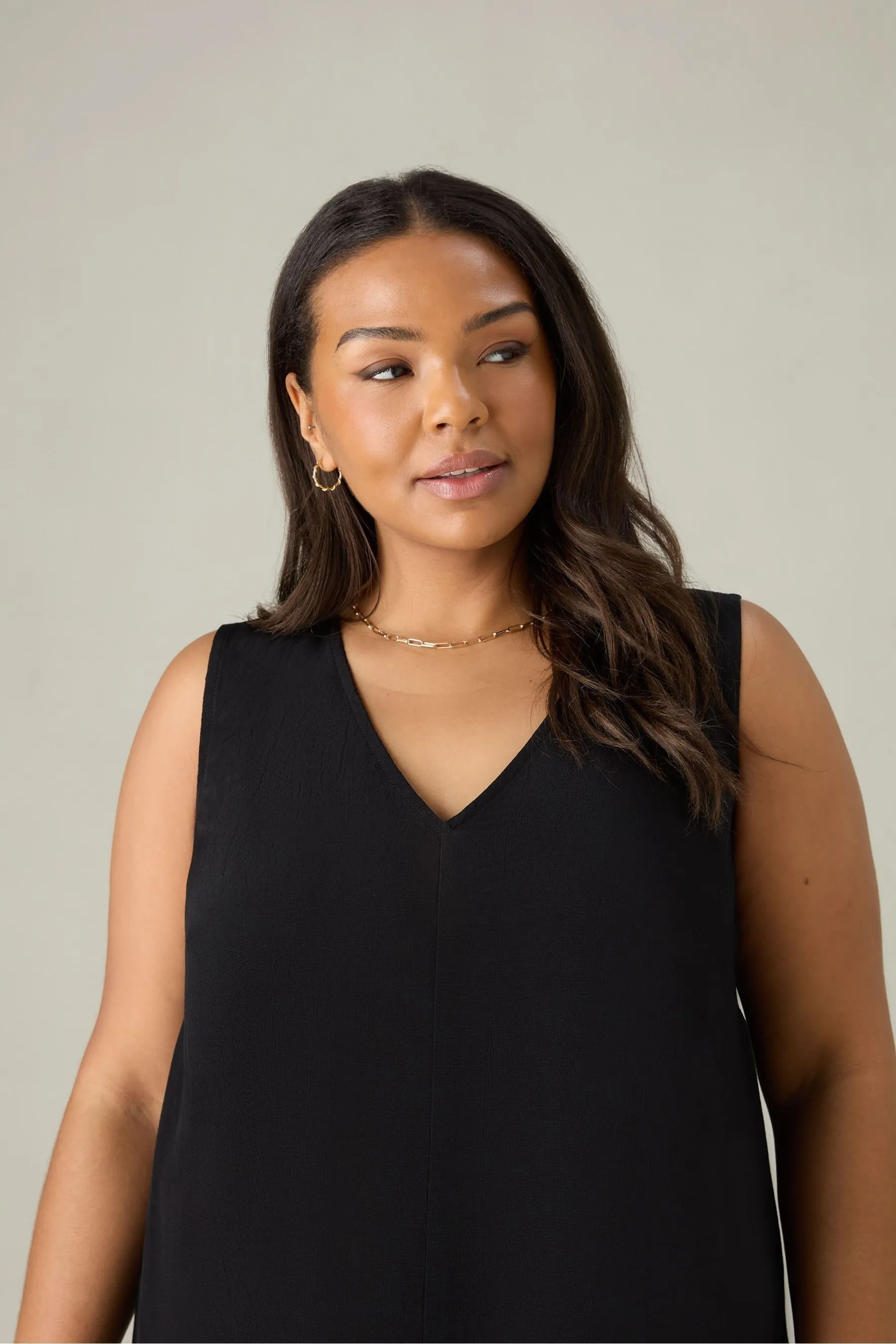 Live Unlimited Curve Split Front Tunic    