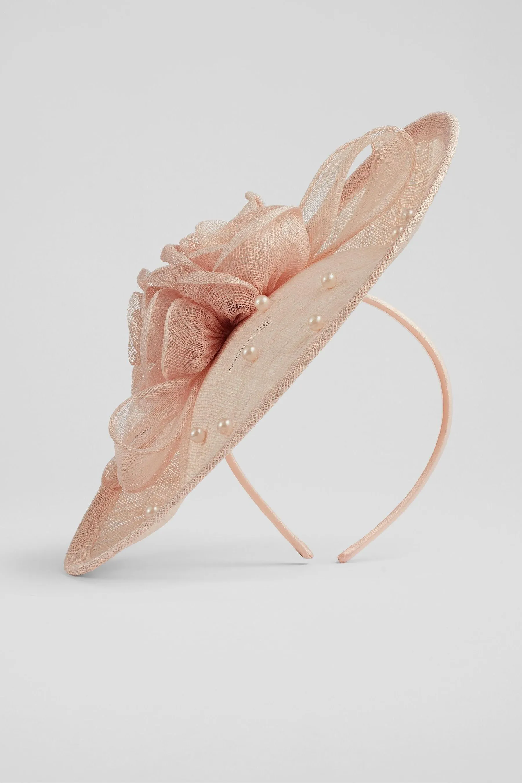 LK Bennett - Ayla - Cappello con veletta larga in rete e perle