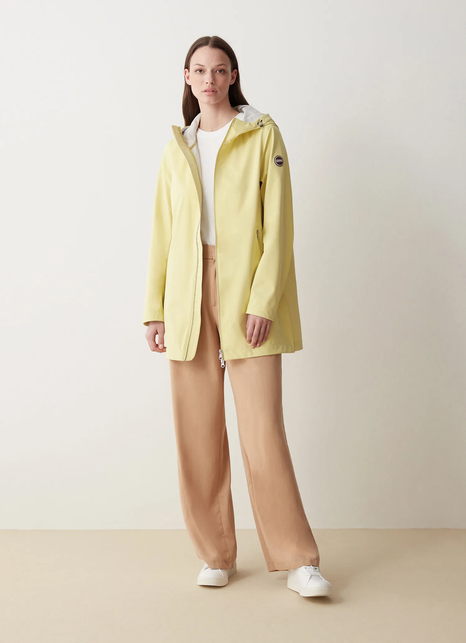 Long stretch softshell jacket