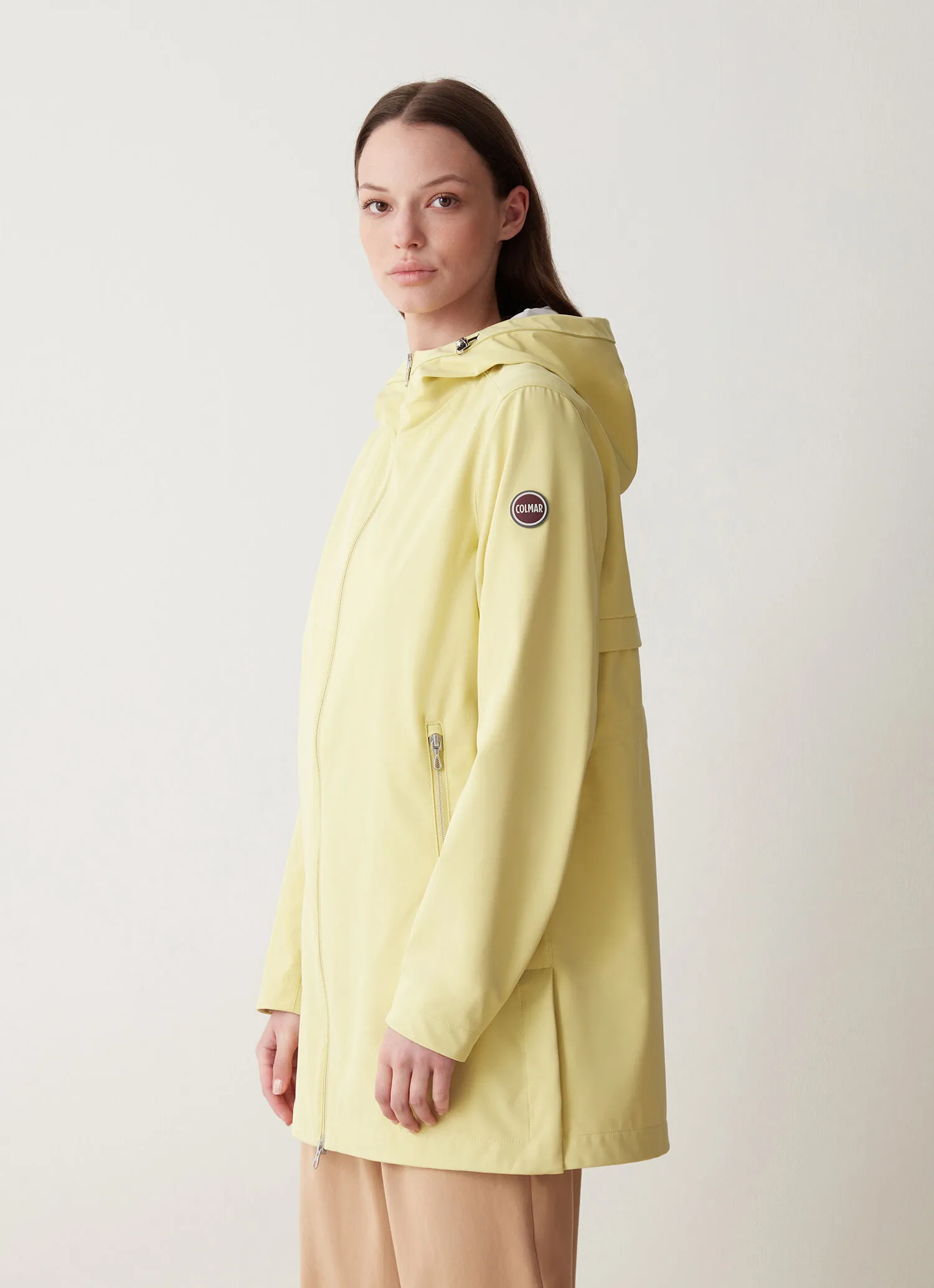 Long stretch softshell jacket
