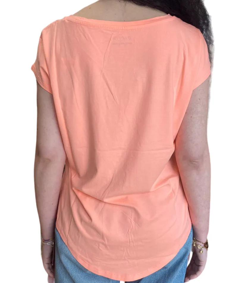 Lotto maglietta manica corta da donna Tee Palm W II 219474 5P2 pesca rosa