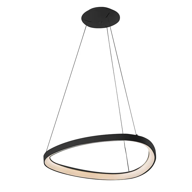 LOTUS – SOSPENSIONE LED 3K NERO 60W