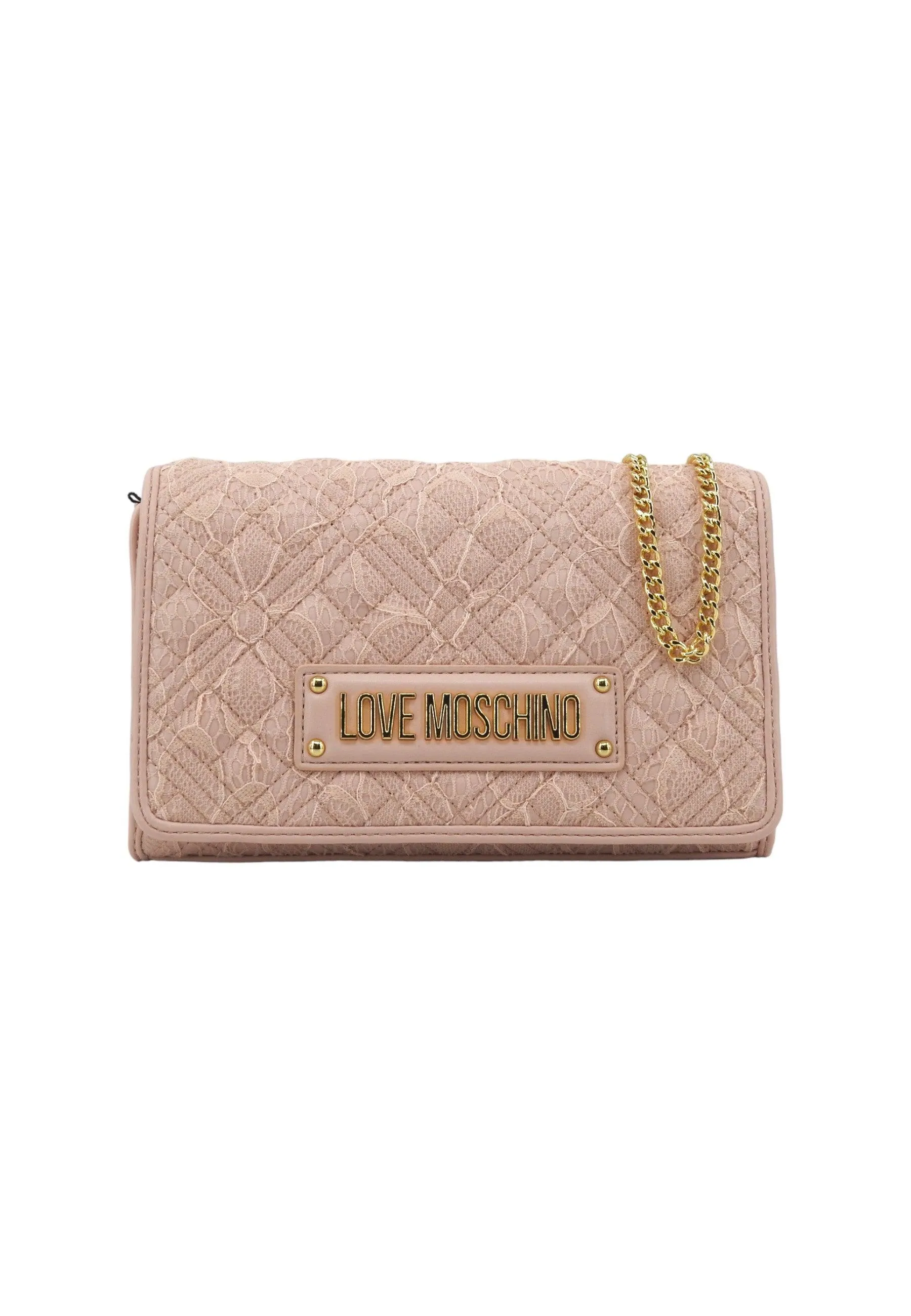 LOVE MOSCHINO Pochette Pizzo Donna Cipria JC4024PP1ILB160A