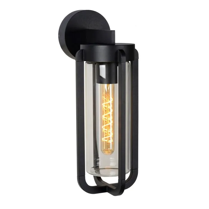 Lucide GARLAND Applique da esterno Nero, 1-Luce
