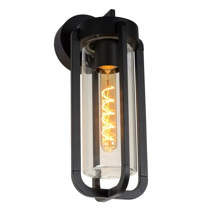 Lucide GARLAND Applique da esterno Nero, 1-Luce