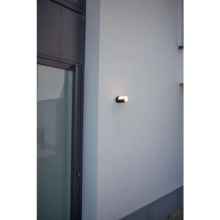 Lutec CYRA Applique da esterno LED Nero, 1-Luce