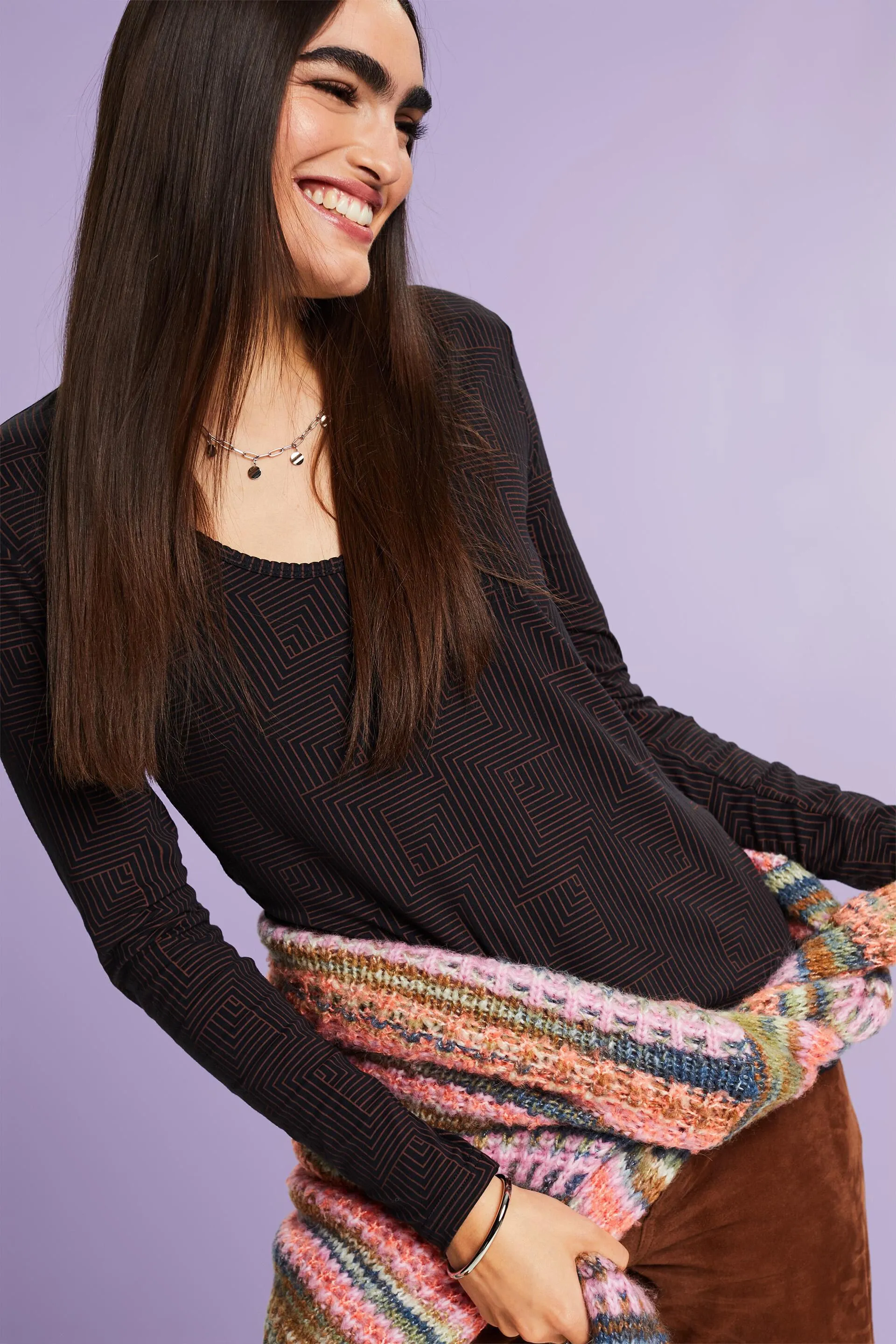 Maglia a manica lunga in cotone
