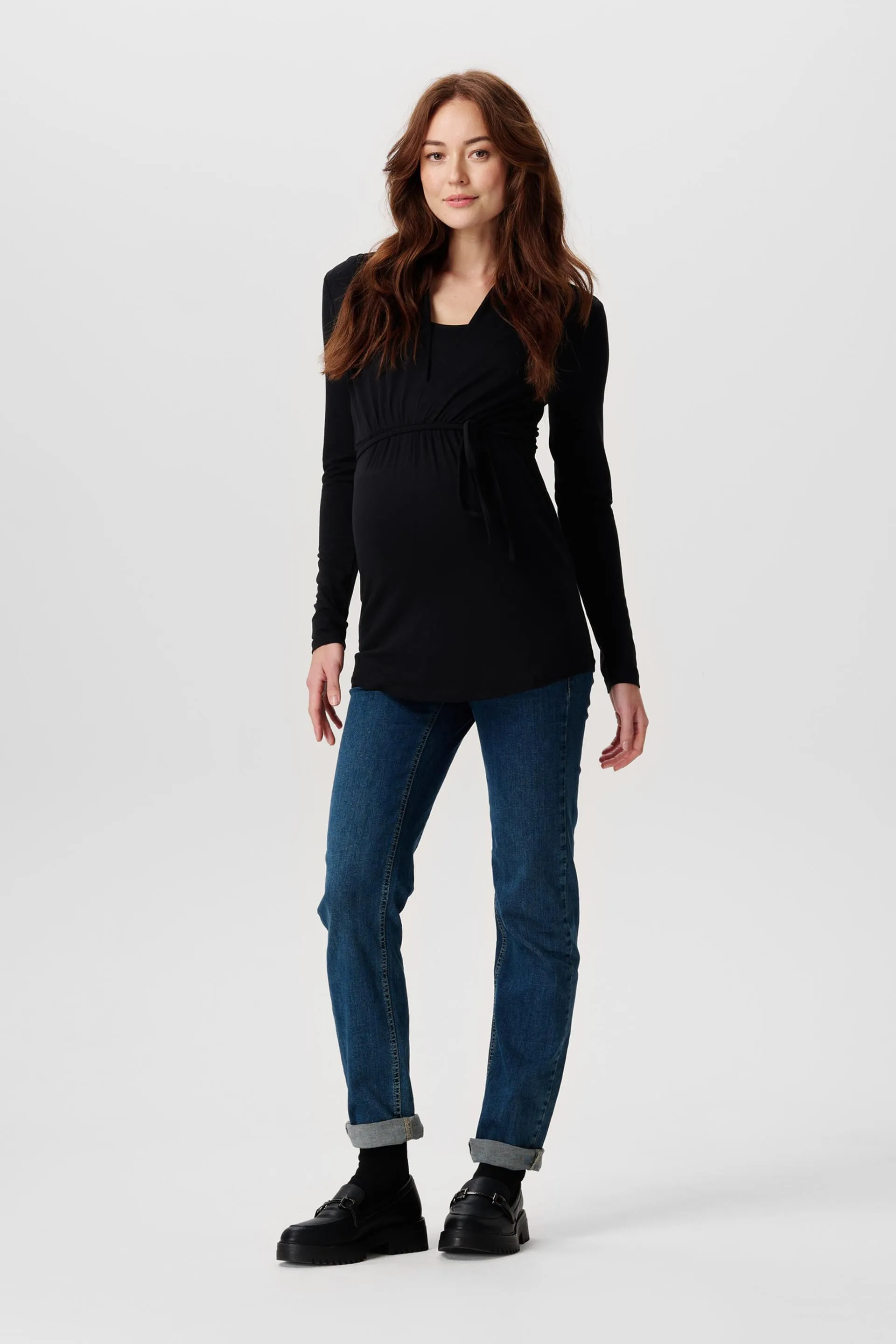 Maglia a maniche lunghe da allattamento, LENZING™ ECOVERO™