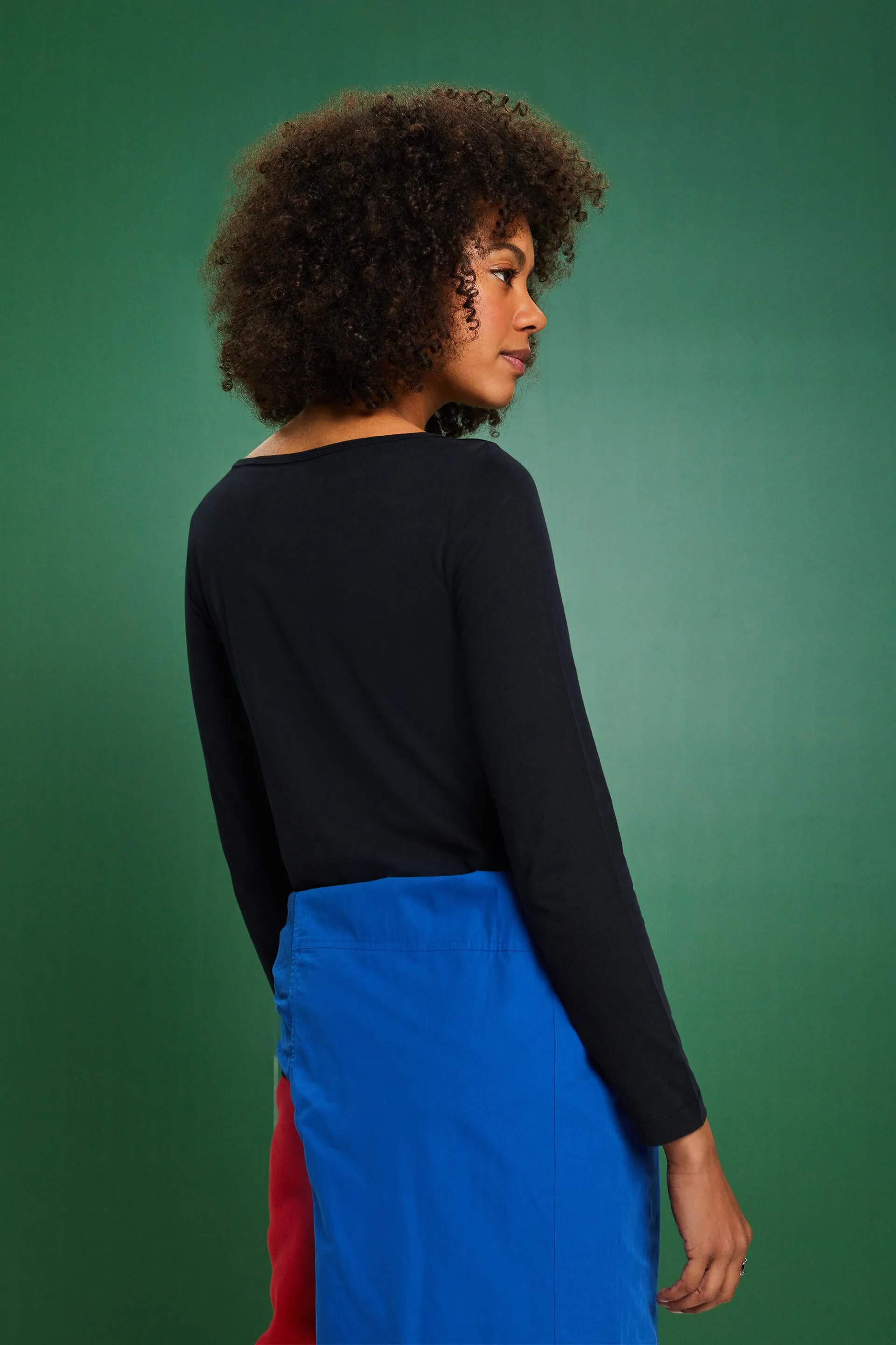 Maglia a maniche lunghe in cotone biologico