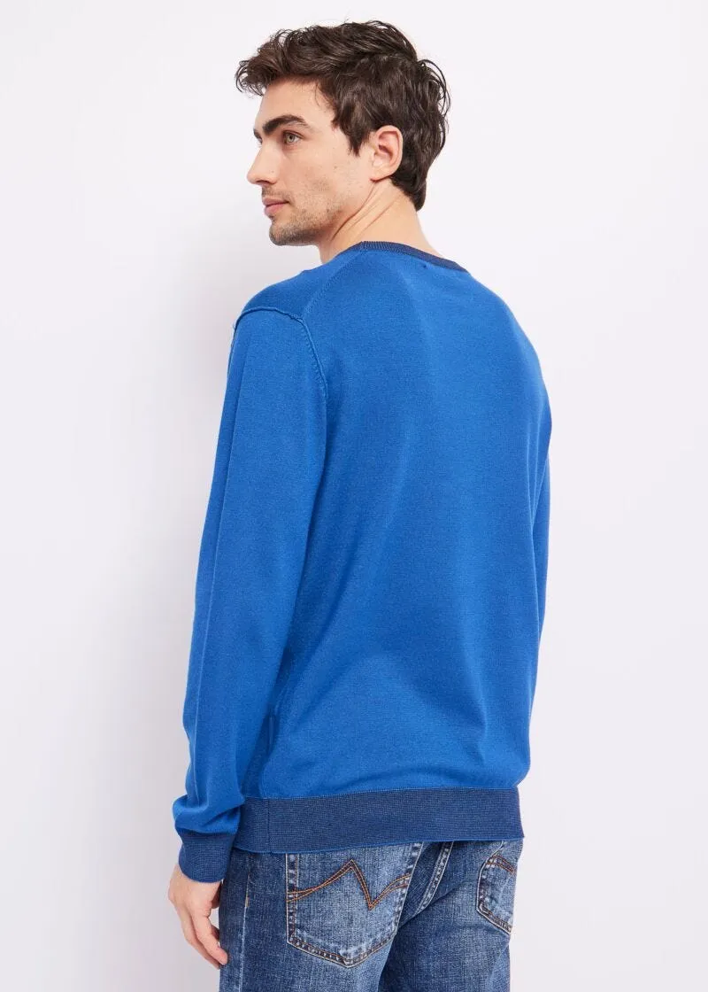 Maglia con bordi a contrasto