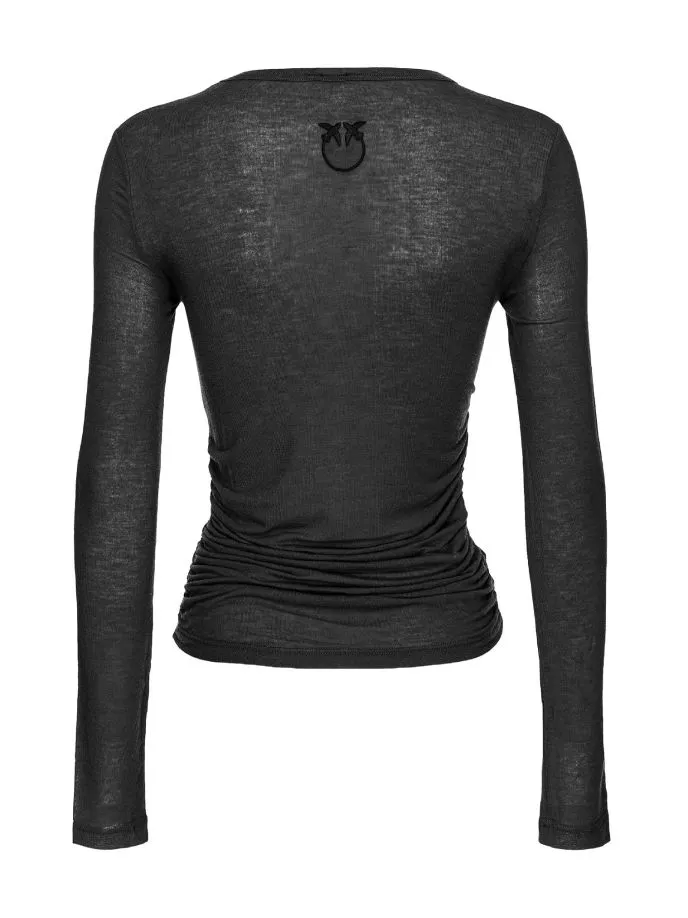 Maglia con drappeggio
