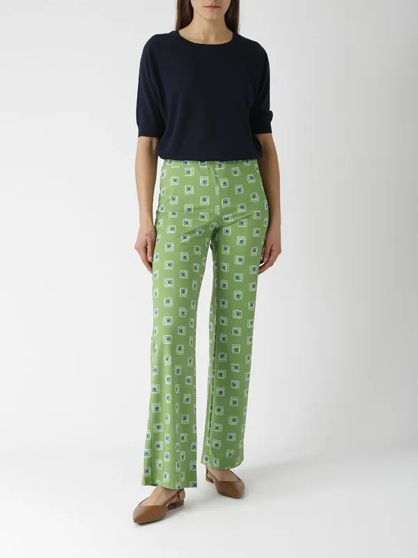 Maglia donna Maliparmi in seta e cotone Blu Notte