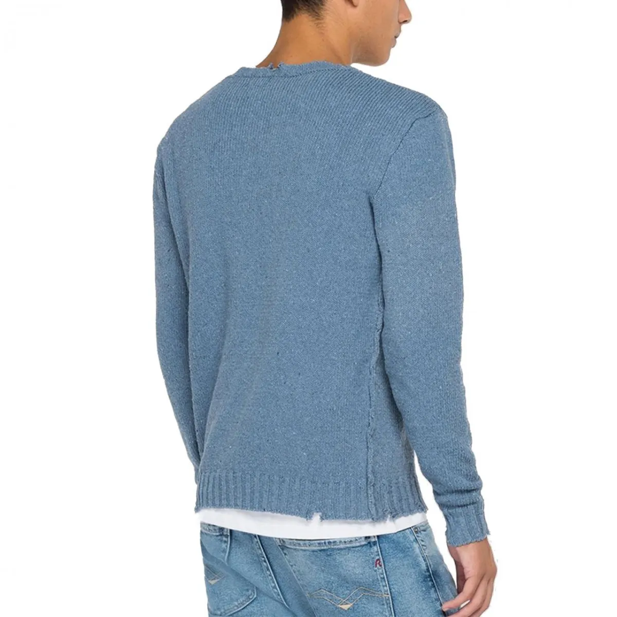 Maglia Girocollo, Blu