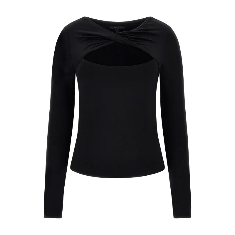 MAGLIA GUESS NERA ELASTICIZZATA