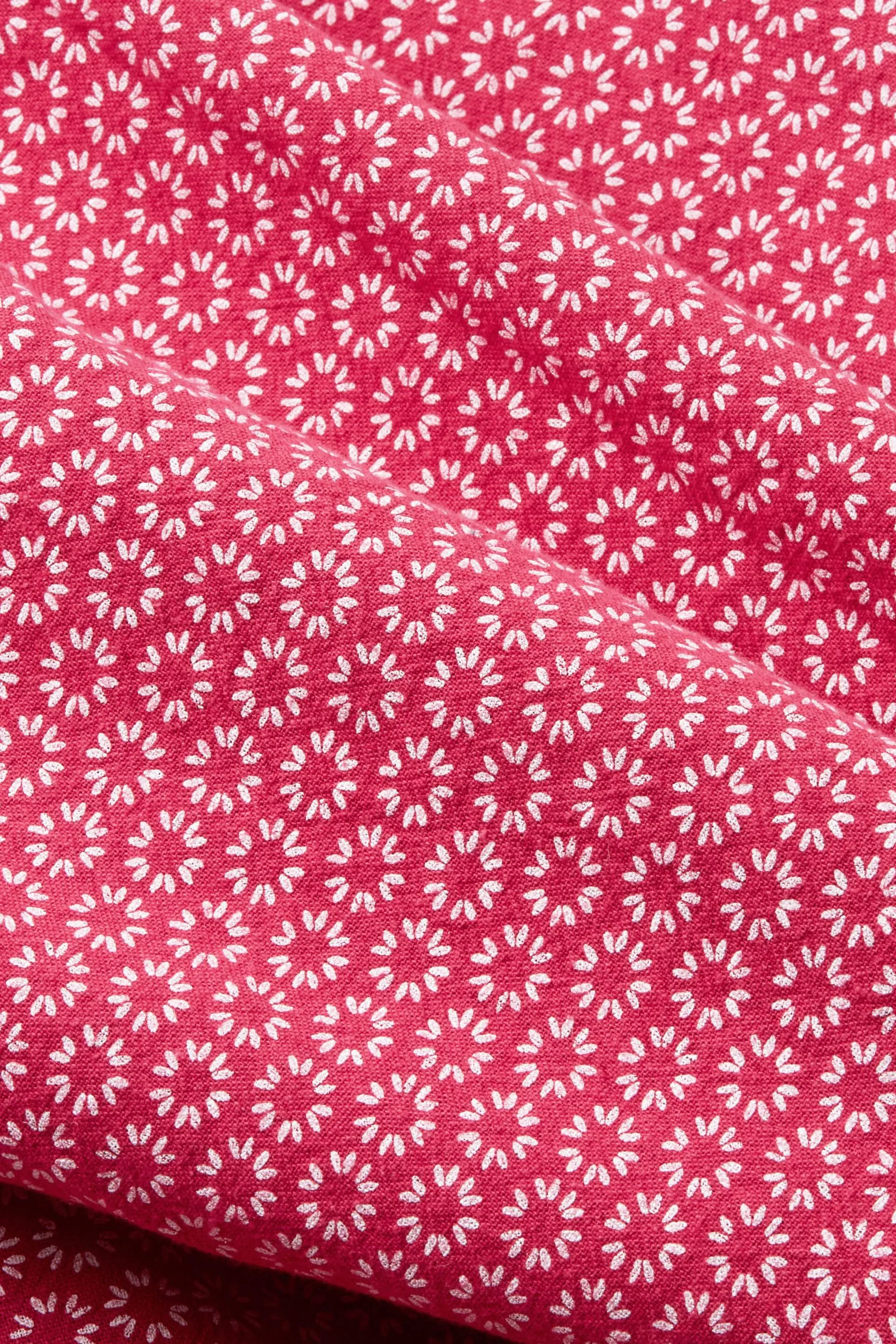 Maglia in misto lino stampata