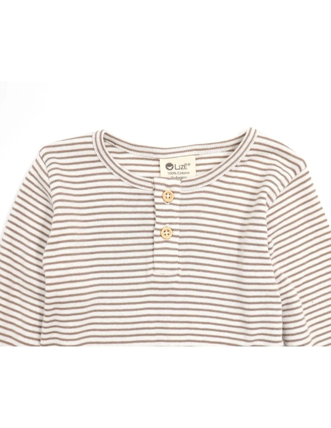 MAGLIA KIDS A SERAFINO IN COTONE BIOLOGICO A RIGHE
