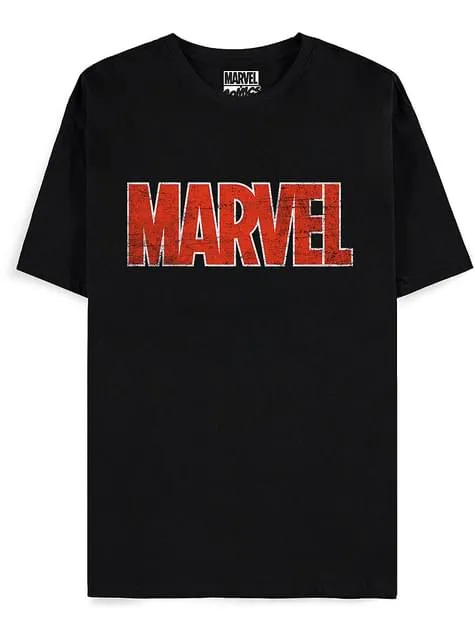 Maglietta Marvel con logo da uomo