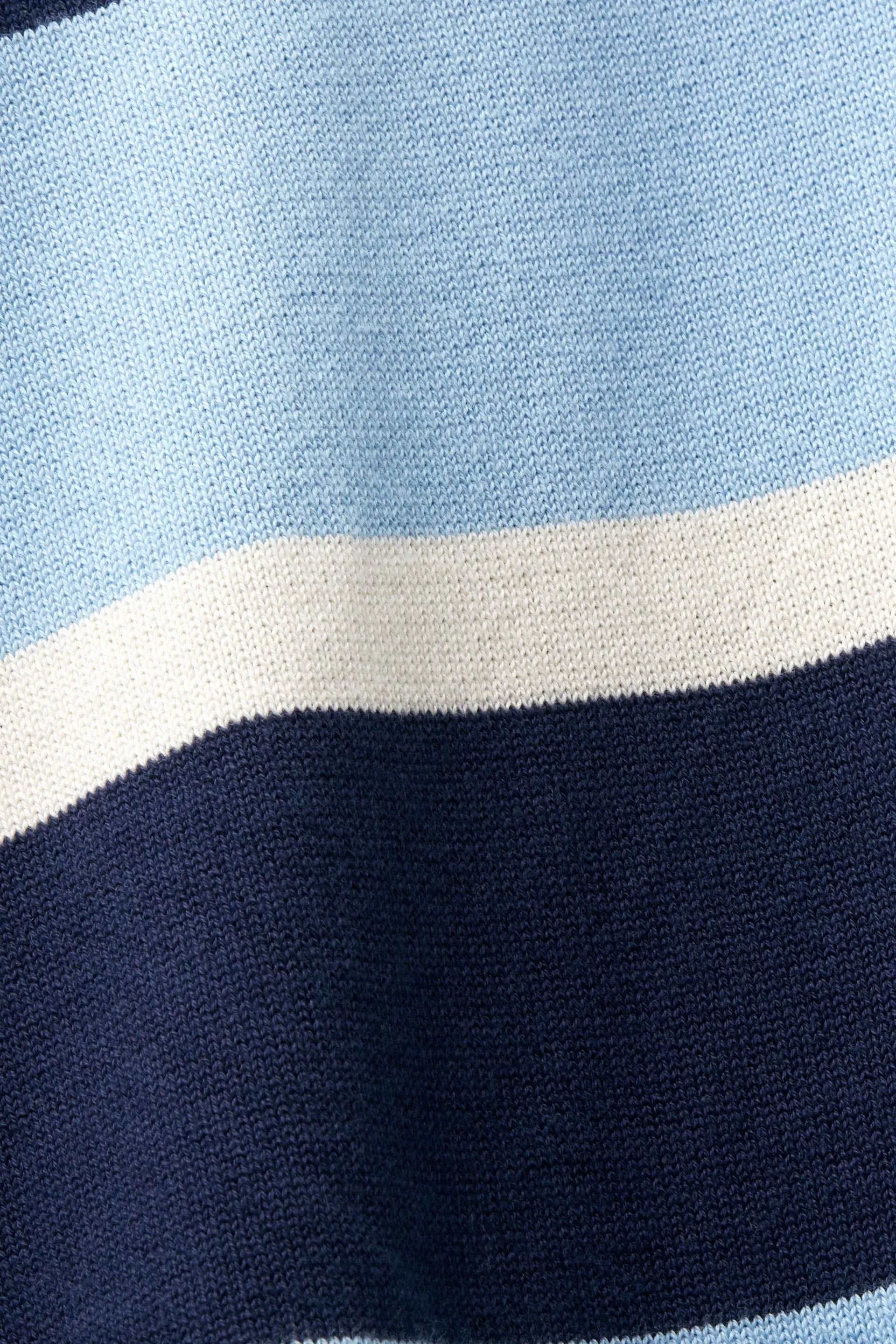 Maglietta polo in cotone con logo a righe