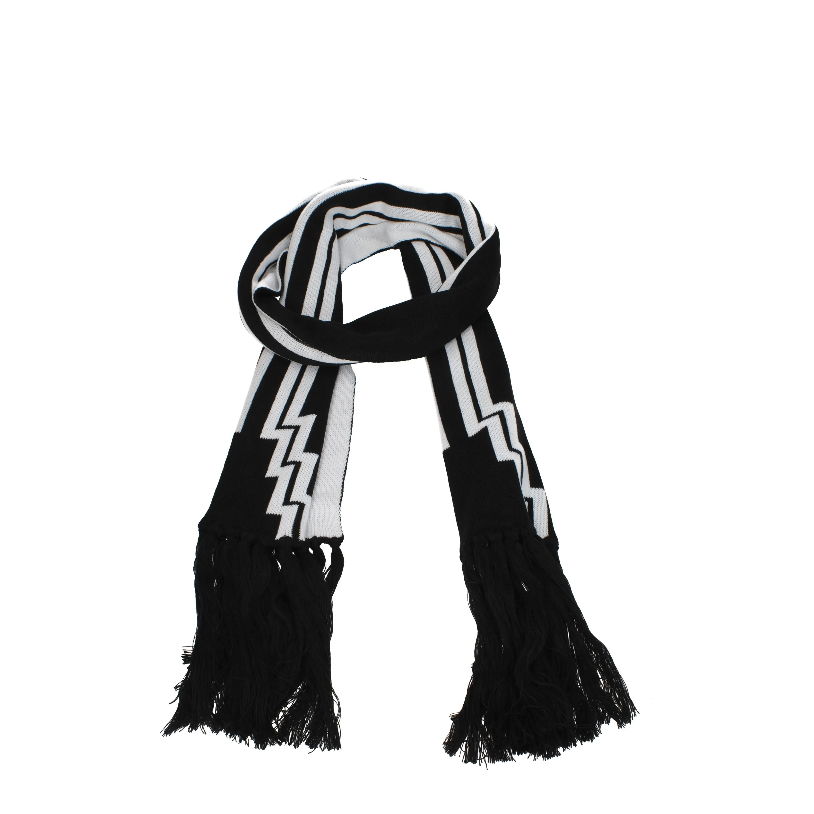 Marcelo Burlon Sciarpe Uomo Acrilica Nero/Bianco