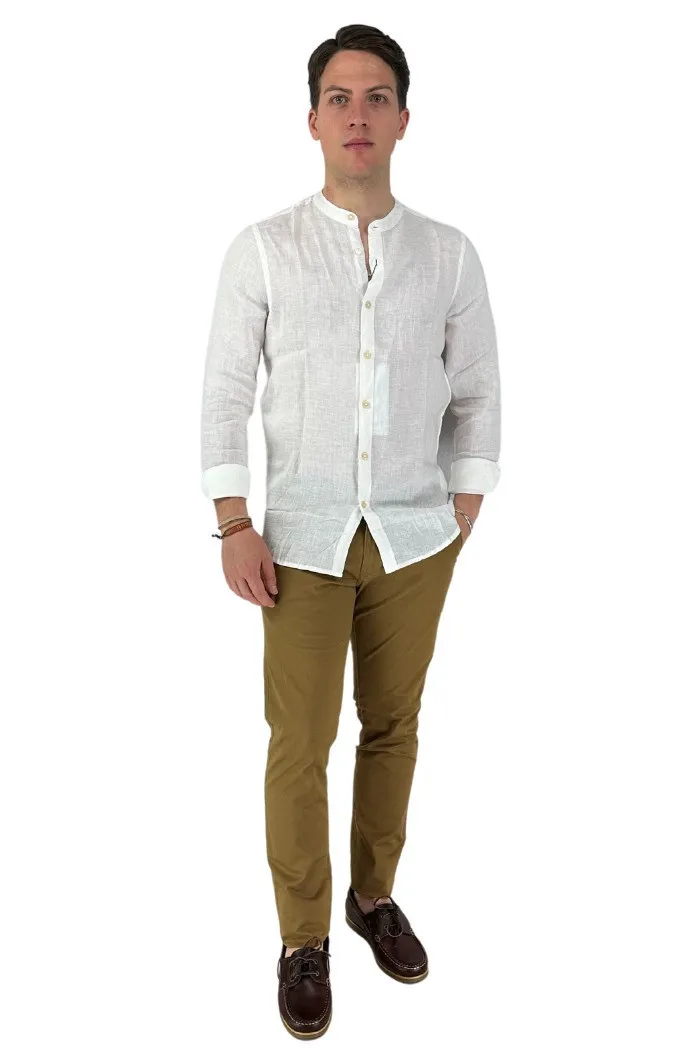 Markup camicia coreana in lino mk13002
