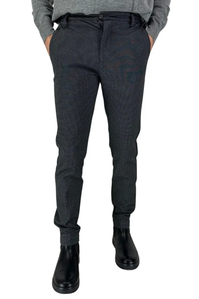 Markup pantalone regular in microfantasia mk595132