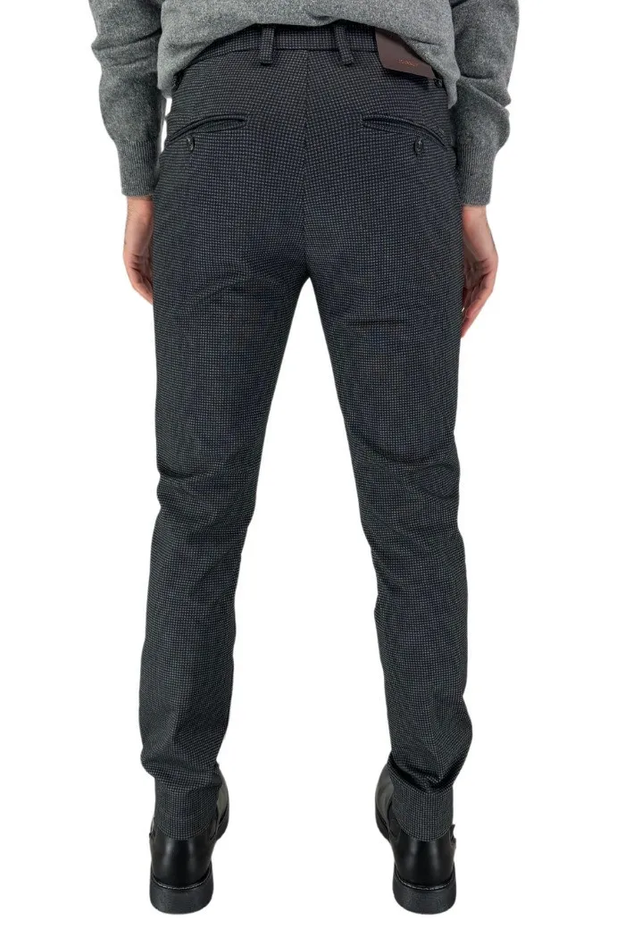 Markup pantalone regular in microfantasia mk595132