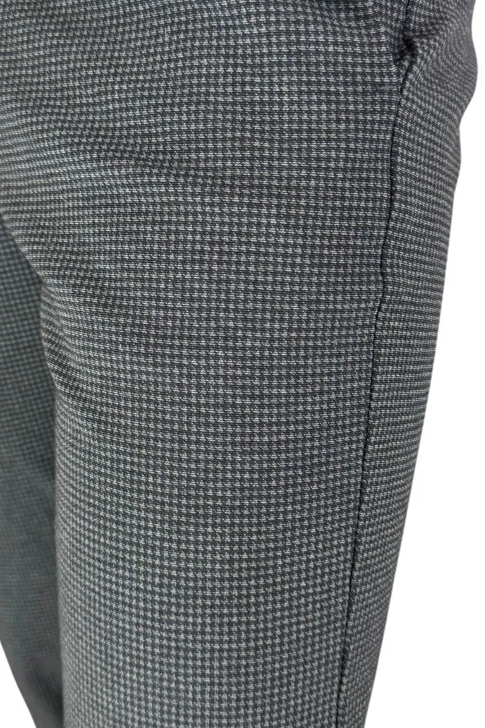 Markup pantalone regular in microfantasia mk595132