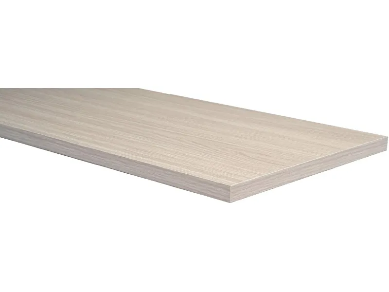 Mensola melaminica rovere sbiancato 600 mm x 200 mm x 18 mm