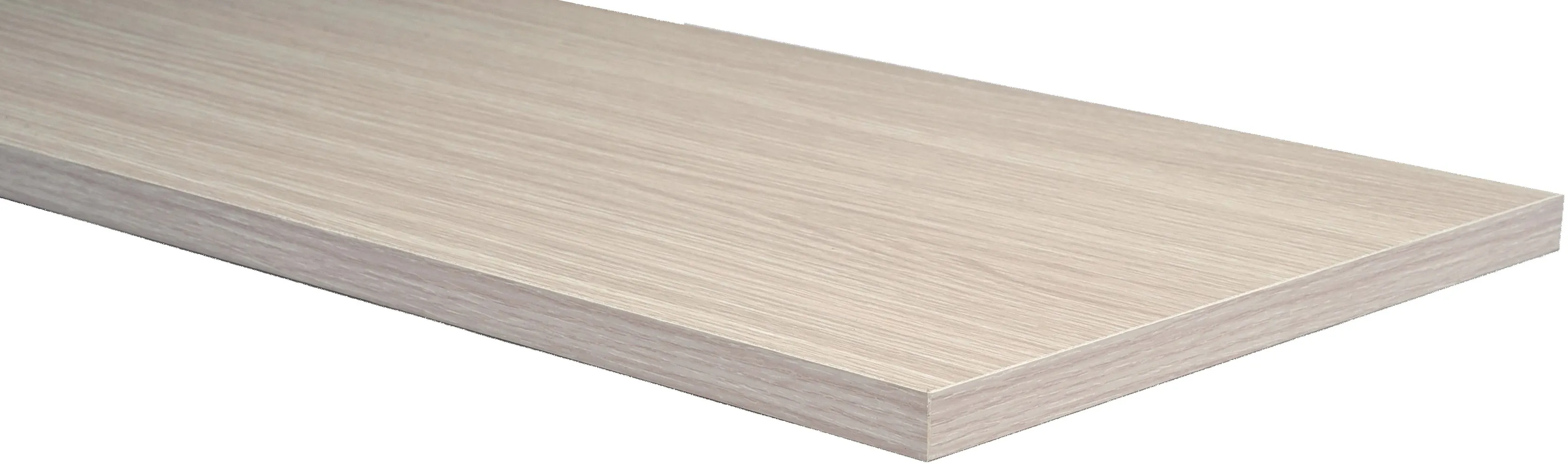 Mensola melaminica rovere sbiancato 600 mm x 200 mm x 18 mm