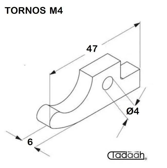MF 433 Nasello - Martelletto per tornio monomandrino TORNOS M4