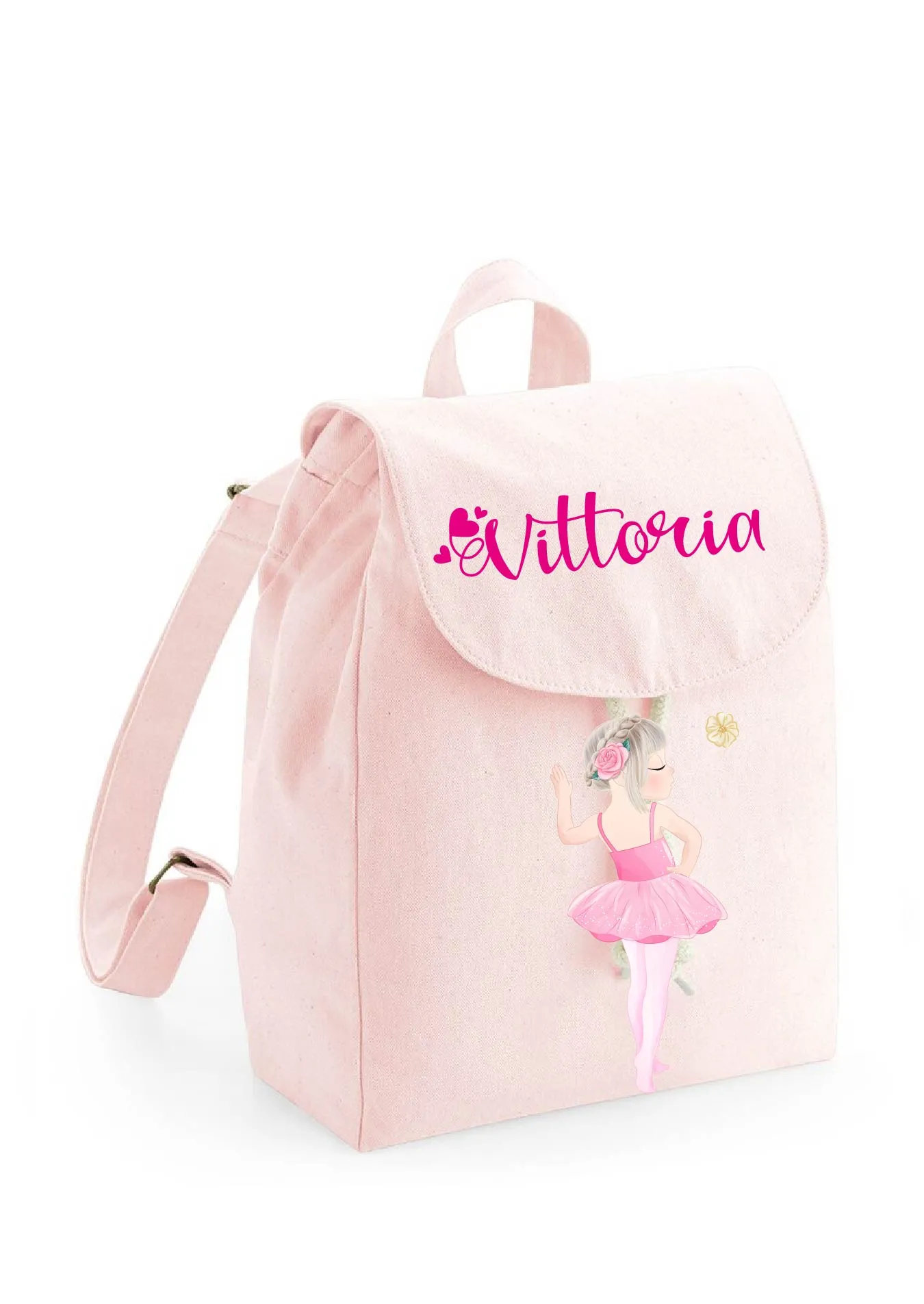 Mini Zaino in cotone Ballerina