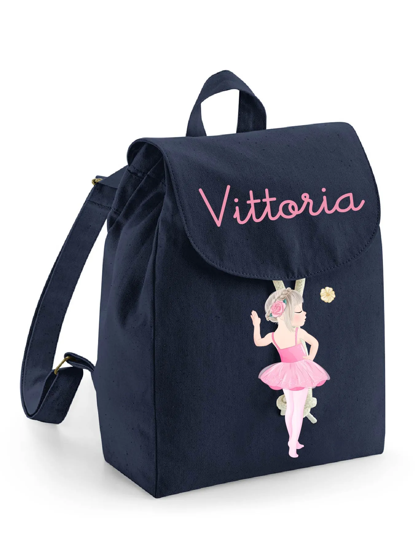 Mini Zaino in cotone Ballerina