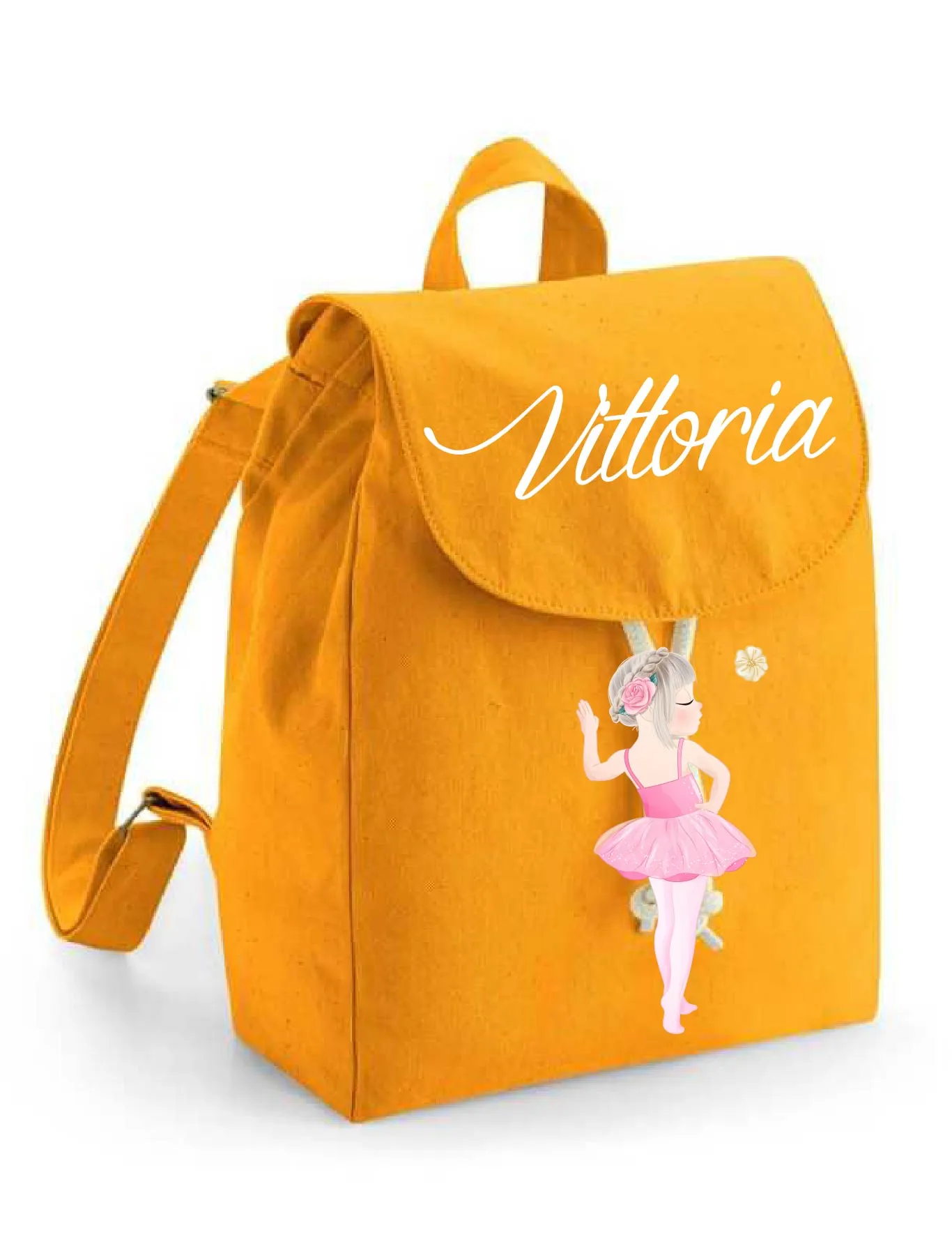 Mini Zaino in cotone Ballerina