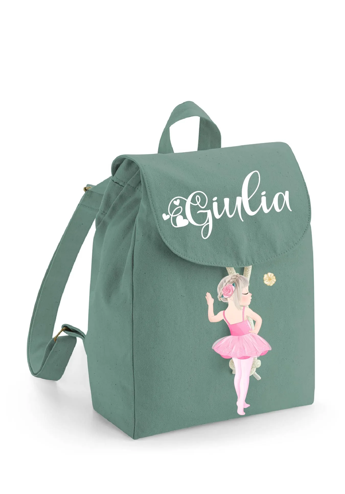 Mini Zaino in cotone Ballerina