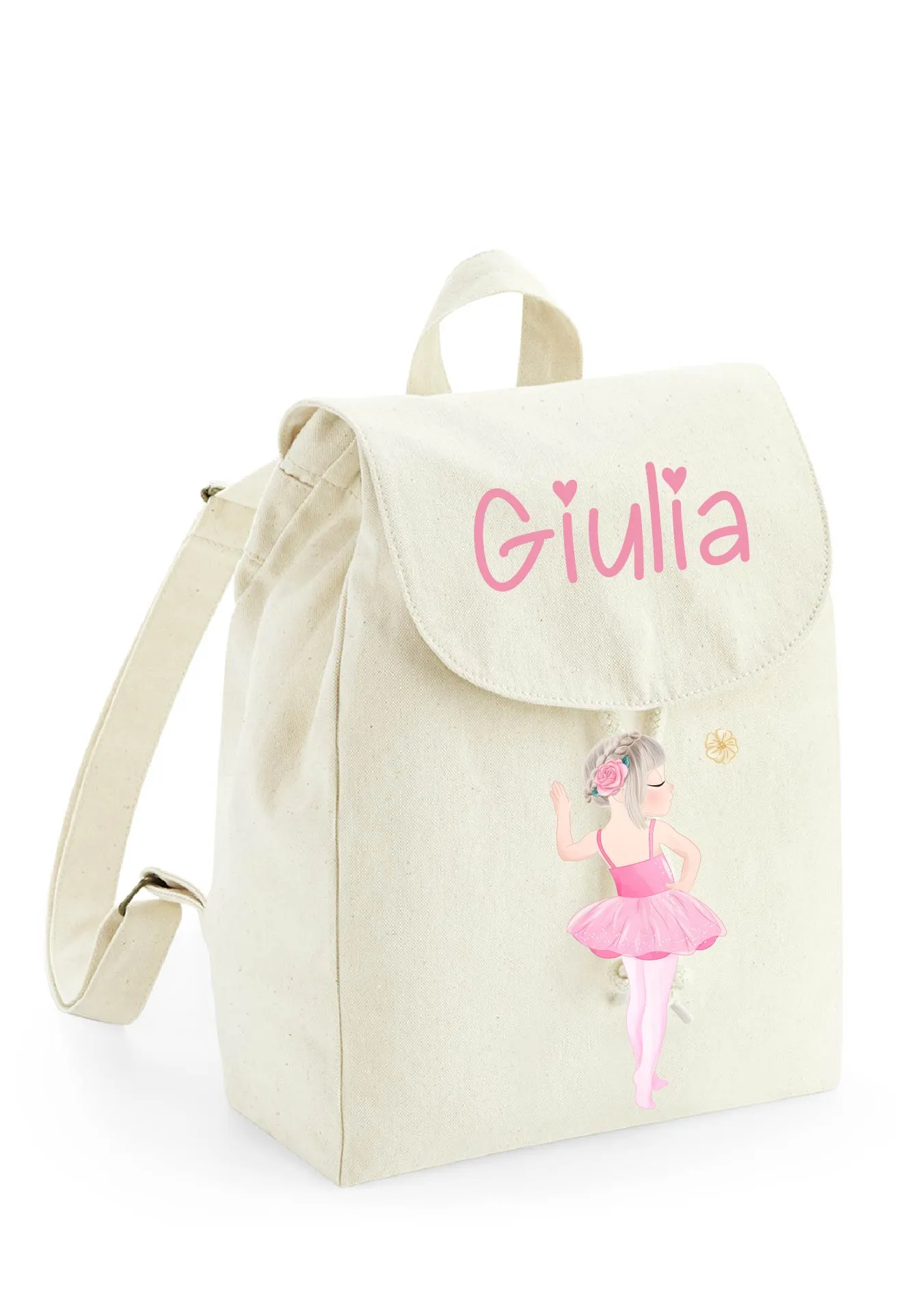 Mini Zaino in cotone Ballerina