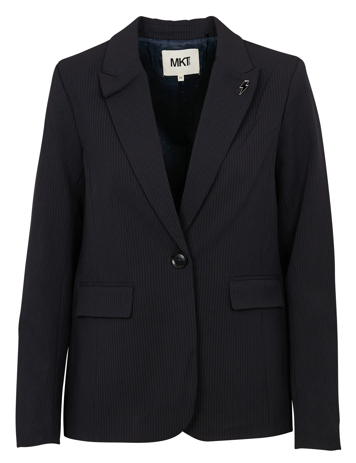  MKT   VENIA - Giacca tailleur a righe | Blu